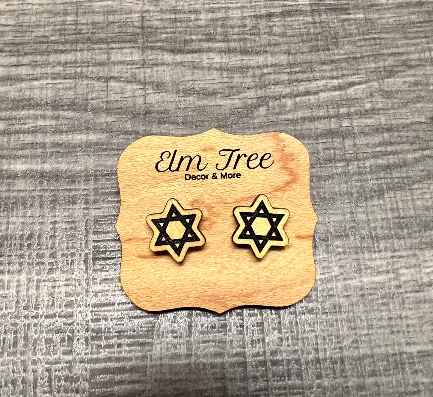Judaica Stud Earrings