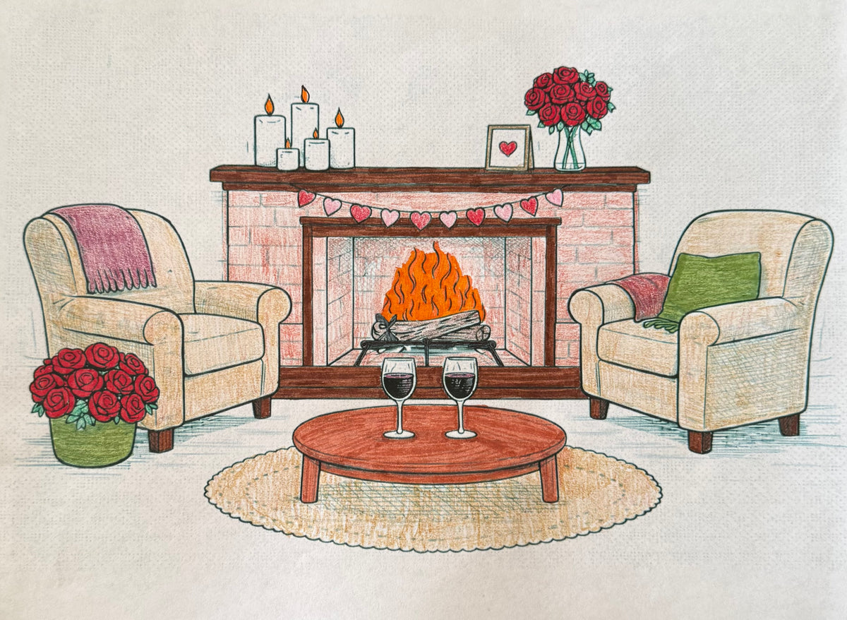 Valentines Cozy Treat and Retreat Coloring Pages Bundle