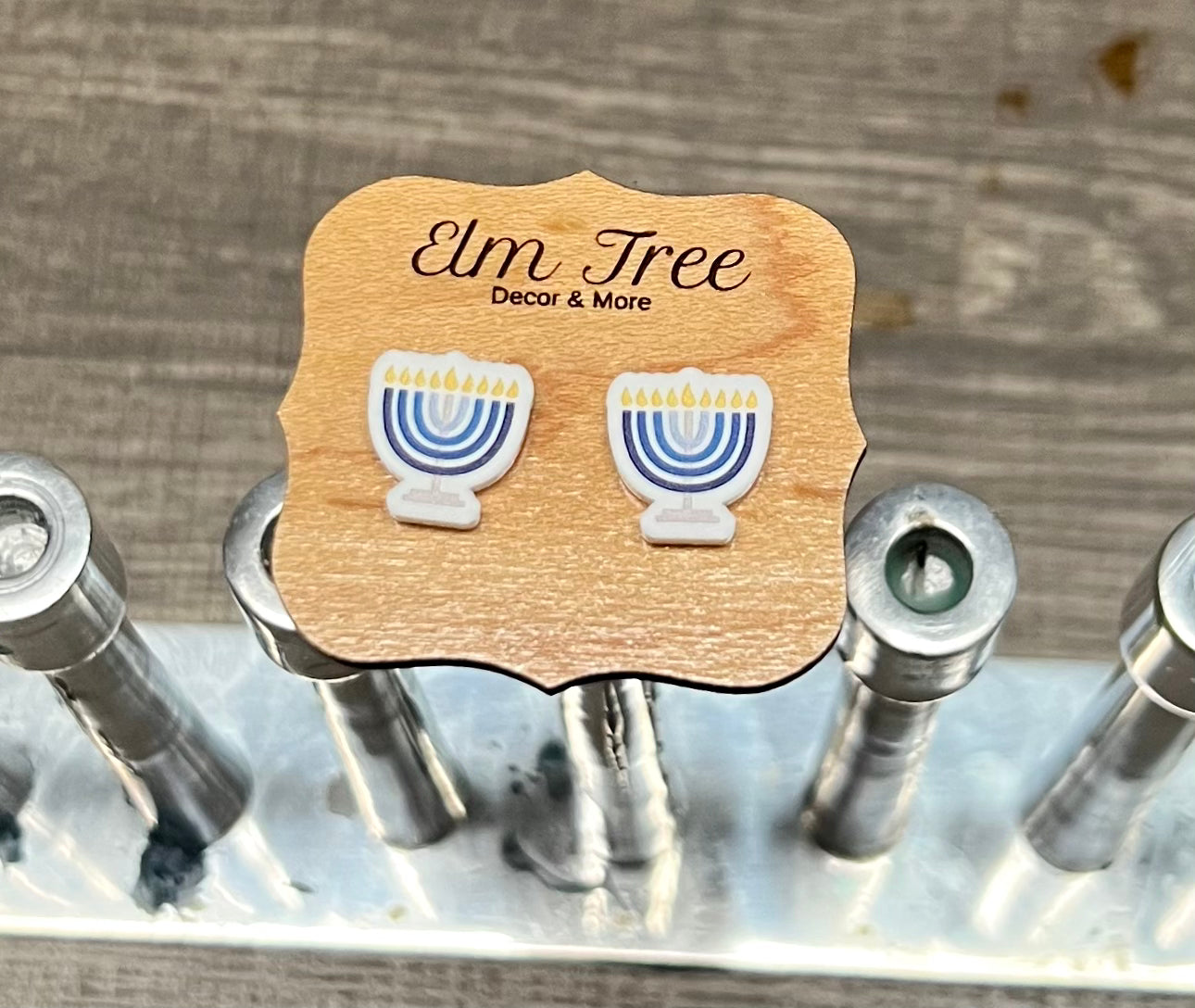 Judaica Stud Earrings