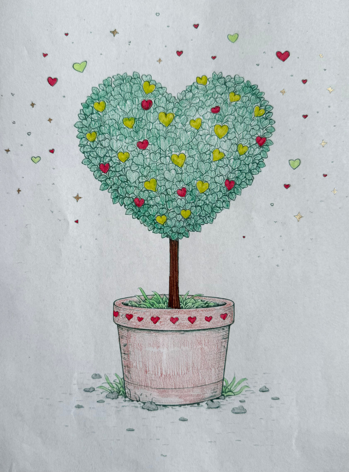 Valentines Flowers & Feathers Coloring Bundle