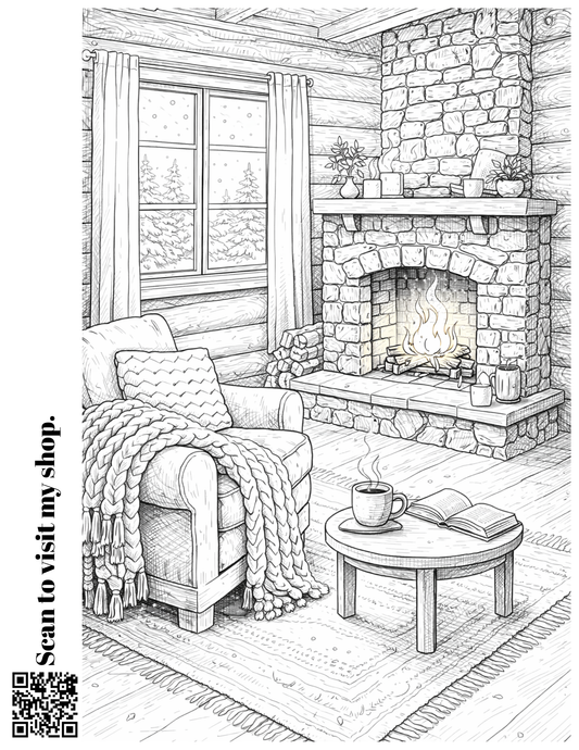 Cozy Winter FREEBIE Coloring Bundle