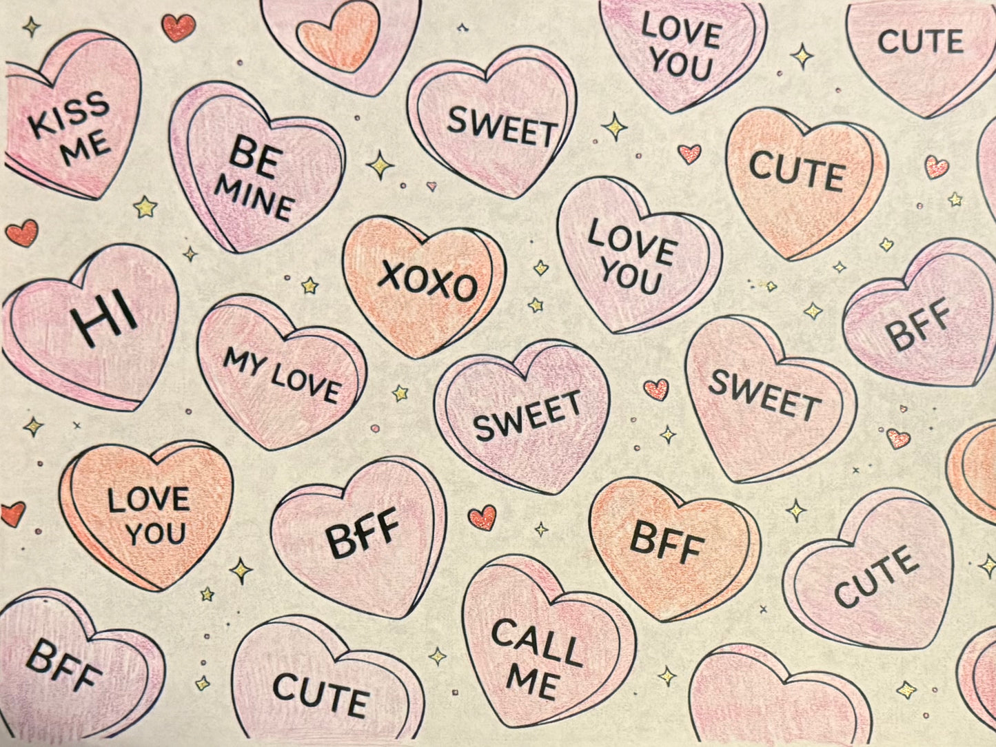 Valentines Cozy Treat and Retreat Coloring Pages Bundle