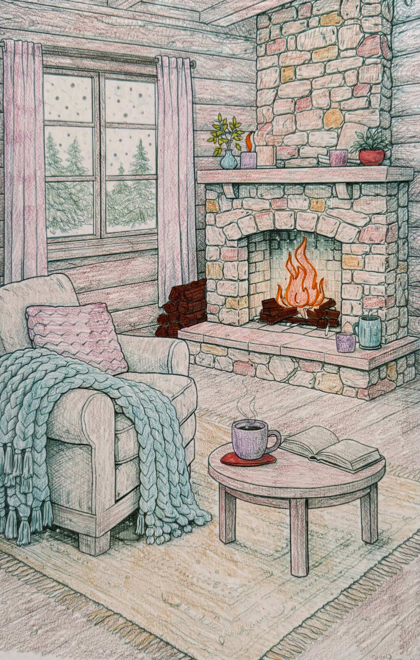 Cozy Winter FREEBIE Coloring Bundle