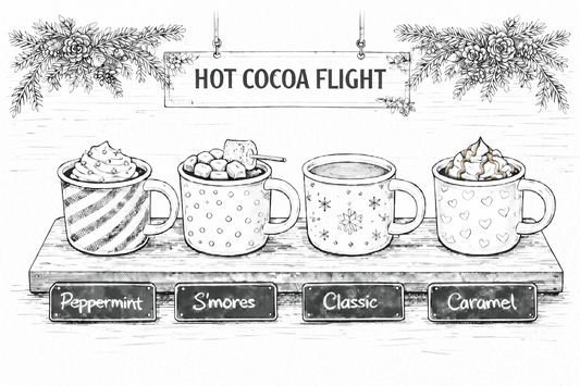 1/31 Hot Cocoa Day FREEBIE Coloring Page