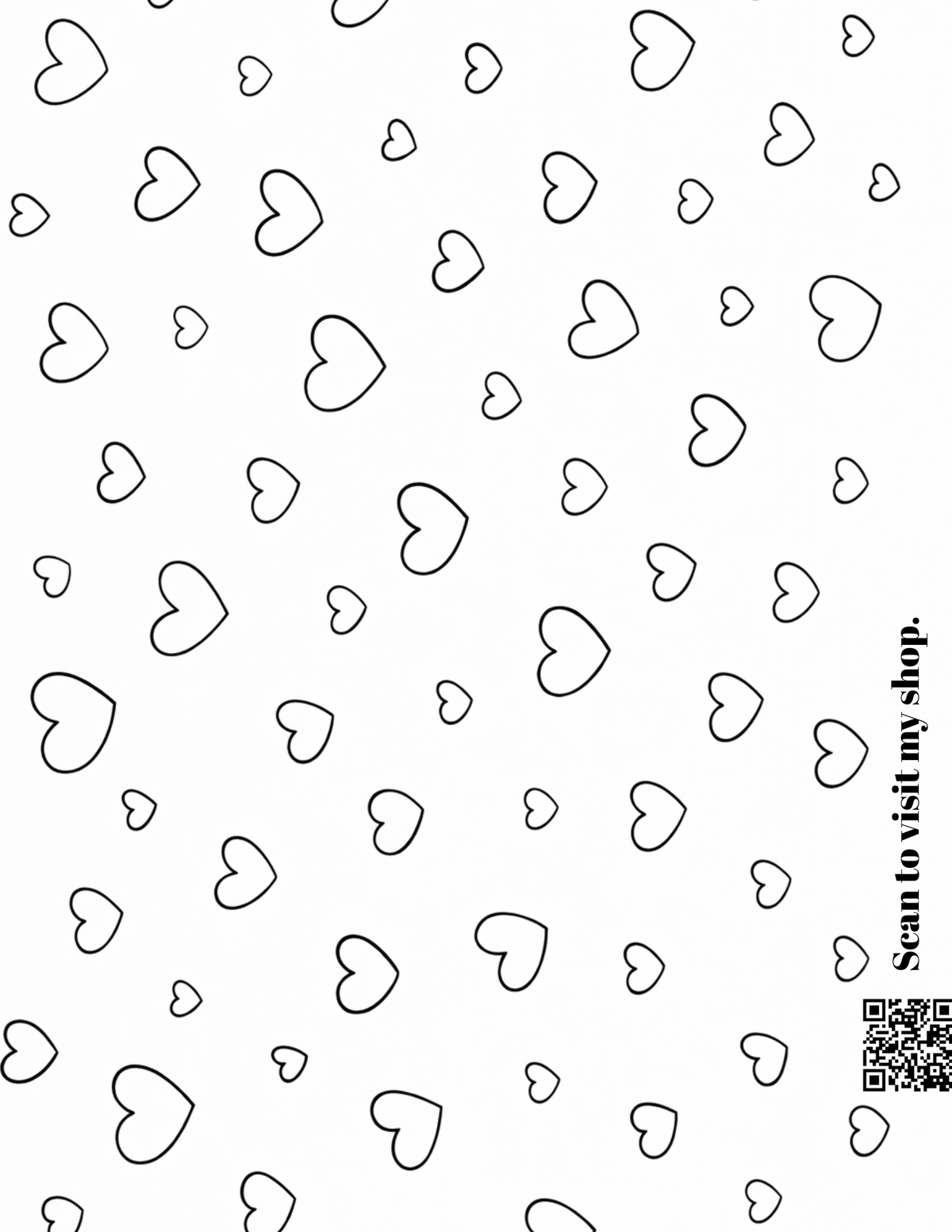 FREEBIE Valentines Scatter Hearts