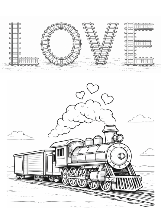 Kids Valentines Fun Coloring Bundle